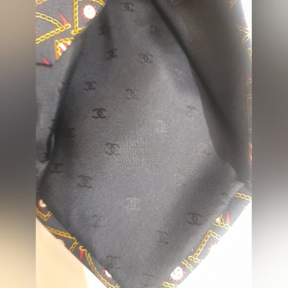 CHANEL Elegant Silk Sail & Sun Tie Twilly - Picture 8 of 10